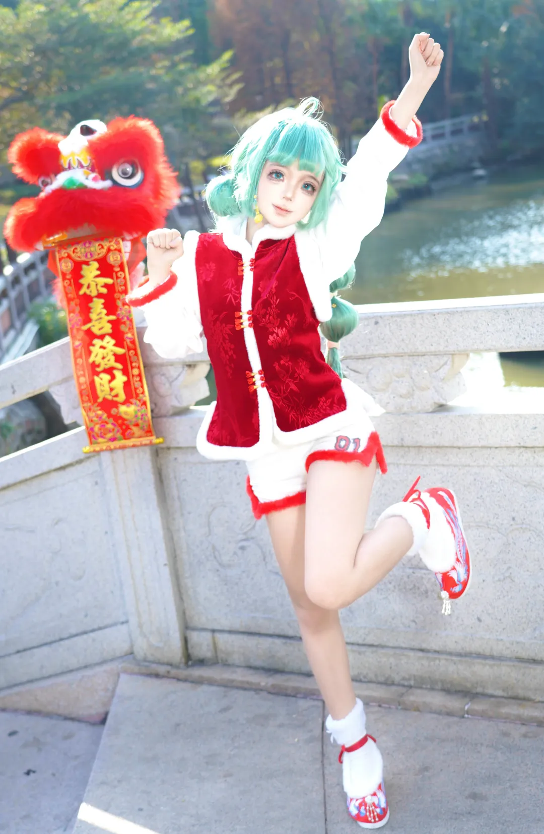 初音未来, 初音未来cos, 角色扮演摄影, 国风穿搭, 新年cosplay - 第1张