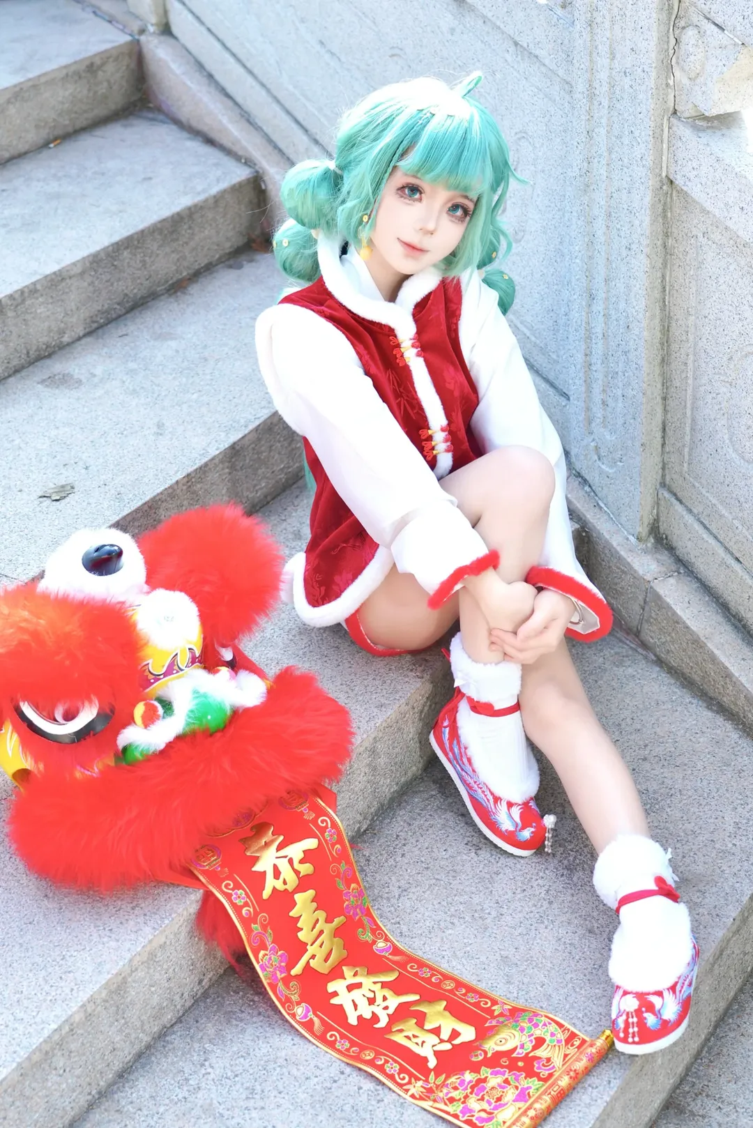 初音未来, 初音未来cos, 角色扮演摄影, 国风穿搭, 新年cosplay - 第4张
