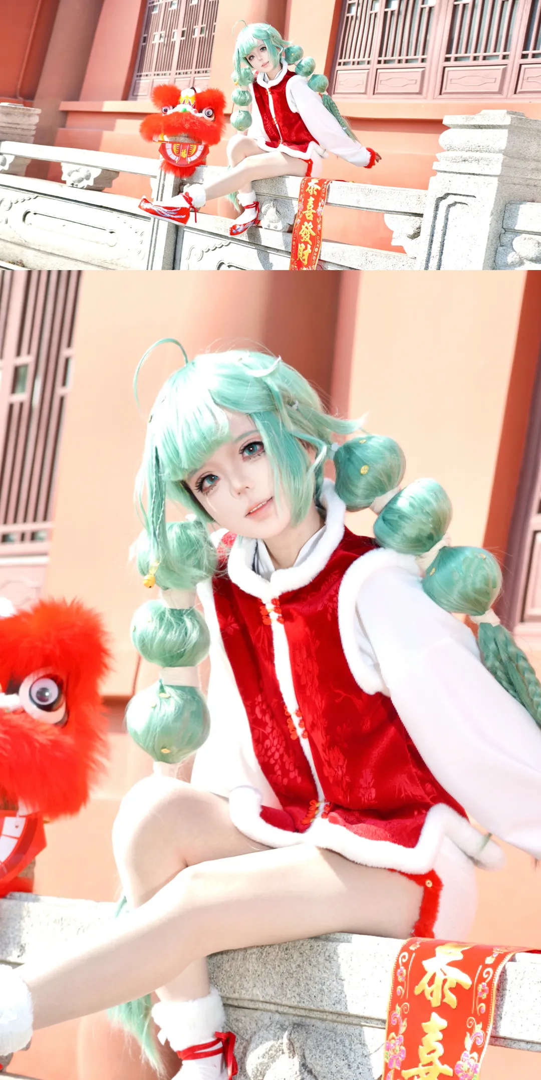 初音未来, 初音未来cos, 角色扮演摄影, 国风穿搭, 新年cosplay - 第6张