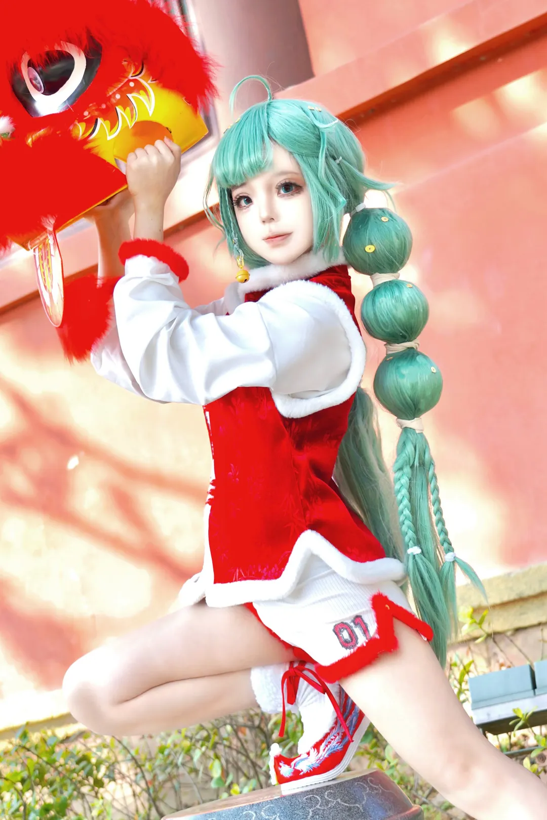 初音未来, 初音未来cos, 角色扮演摄影, 国风穿搭, 新年cosplay