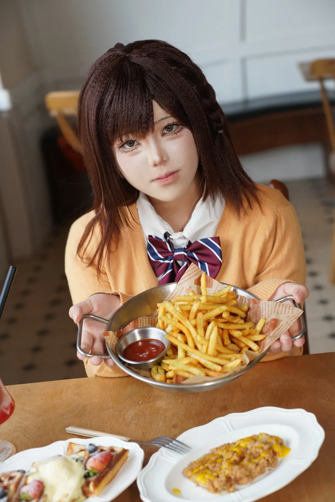 cosplay摄影, 东云绘名cos, 初音未来缤纷舞台, 美食探店, 复古相机 - 第2张