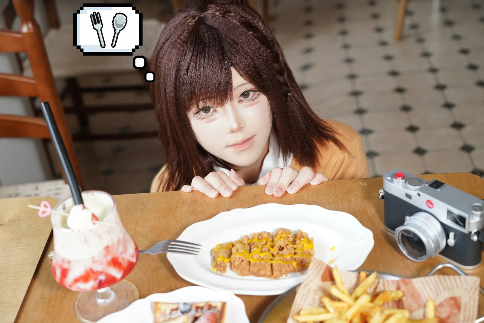 cosplay摄影, 东云绘名cos, 初音未来缤纷舞台, 美食探店, 复古相机 - 第3张