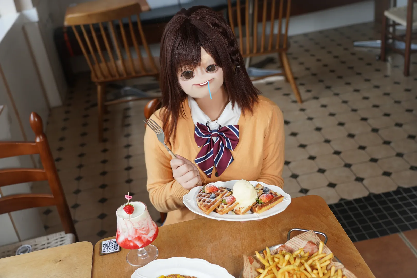 cosplay摄影, 东云绘名cos, 初音未来缤纷舞台, 美食探店, 复古相机 - 第4张