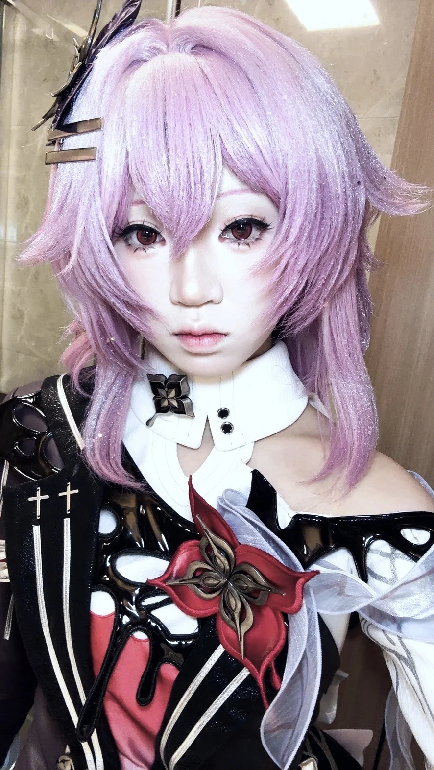 崩坏星穹铁道, 长夜月cos, 假发造型, 二次元妆造, cosplay日常 - 第1张
