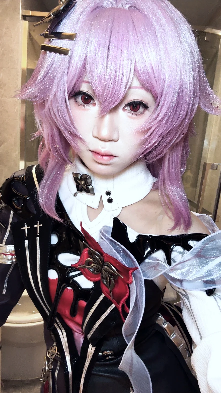 崩坏星穹铁道, 长夜月cos, 假发造型, 二次元妆造, cosplay日常 - 第4张