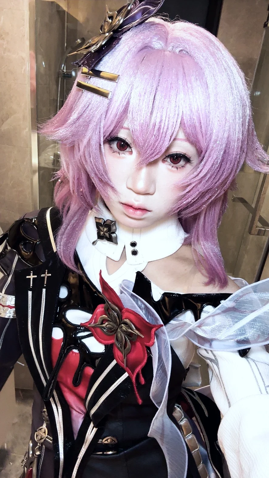 崩坏星穹铁道, 长夜月cos, 假发造型, 二次元妆造, cosplay日常 - 第5张