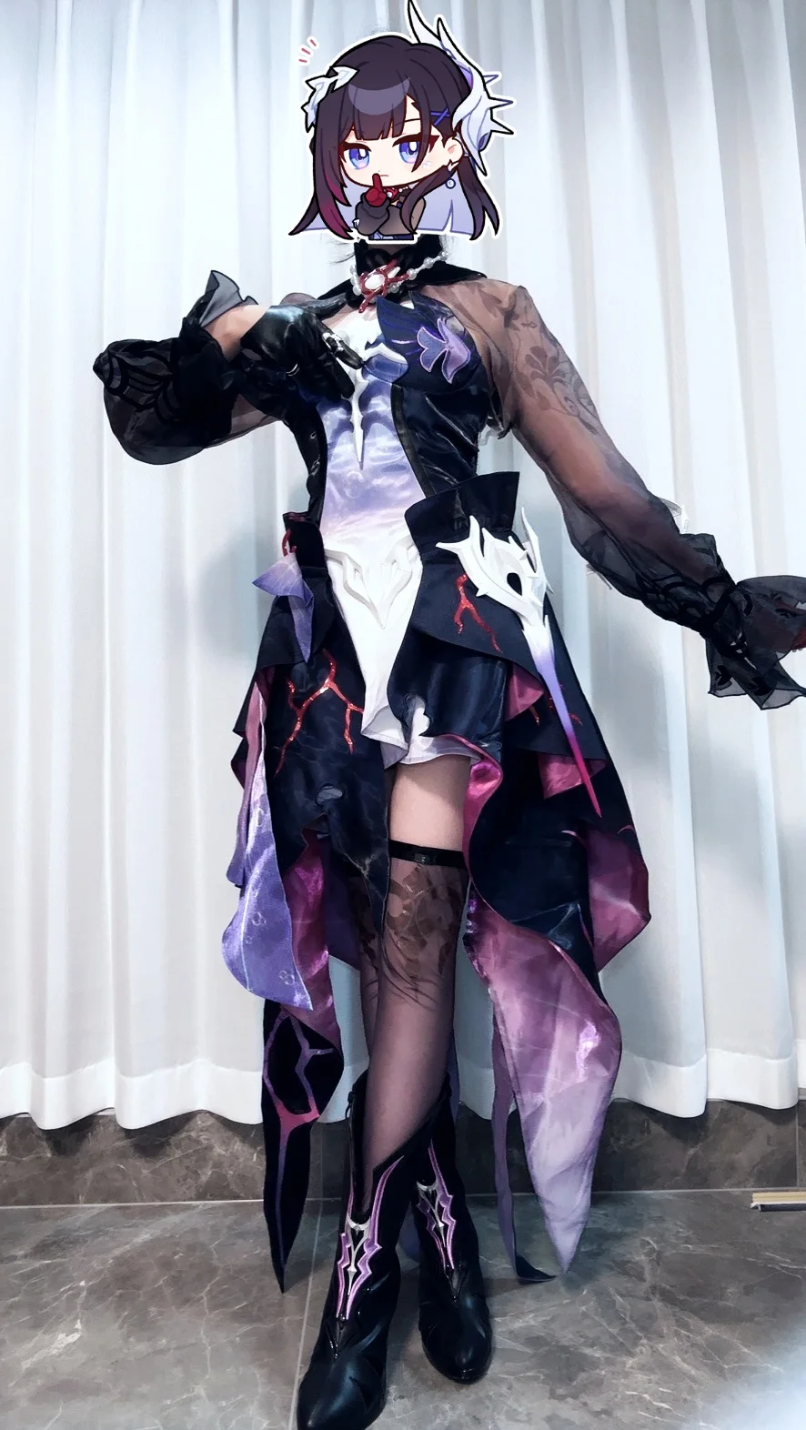 崩坏星穹铁道, 海瑟音cos, 次元依, 二次元穿搭, cosplay试衣 - 第3张