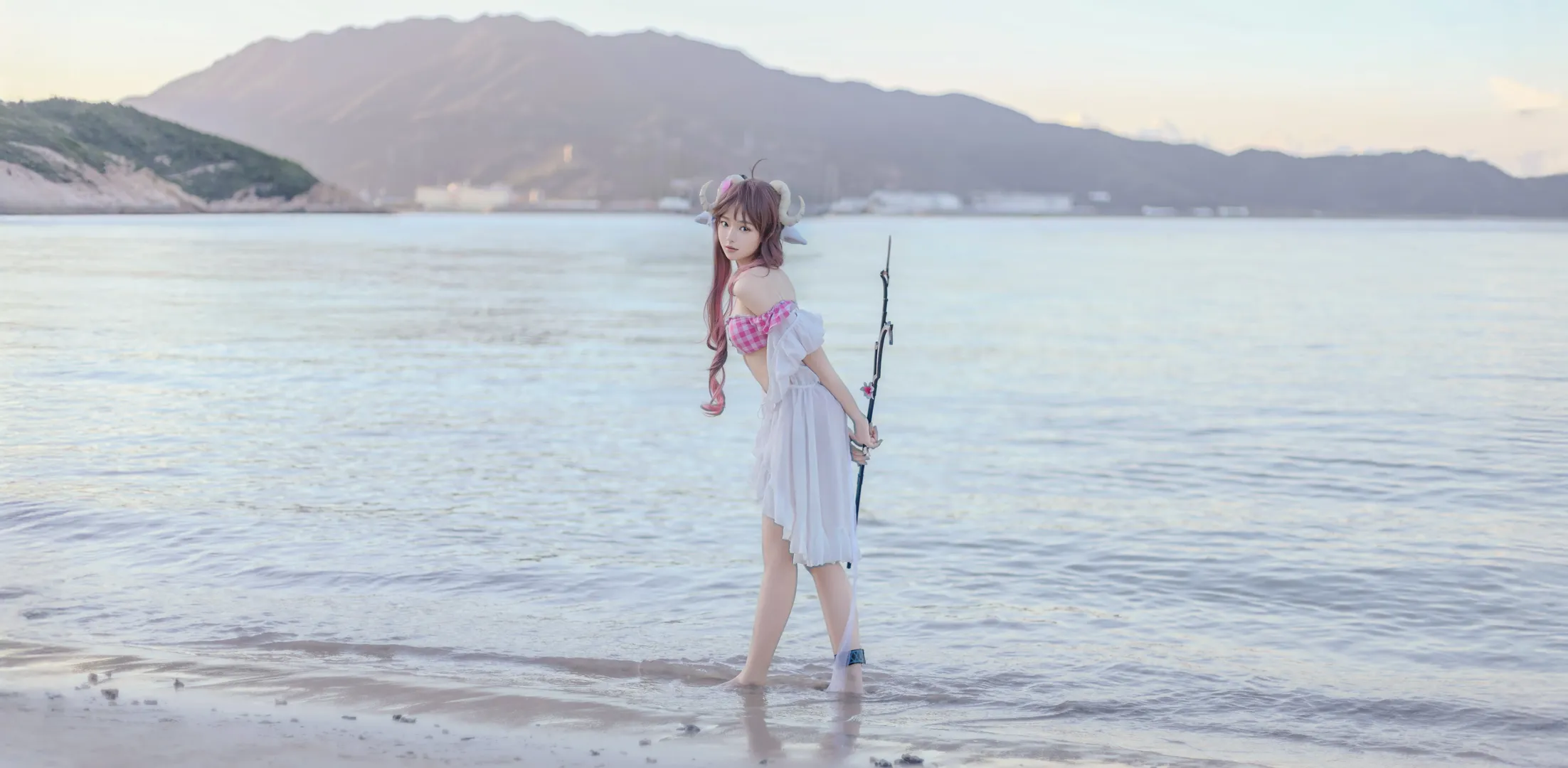 二次元摄影, 明日方舟, 泳装cosplay, 艾雅法拉cos, 深圳约拍 - 第11张