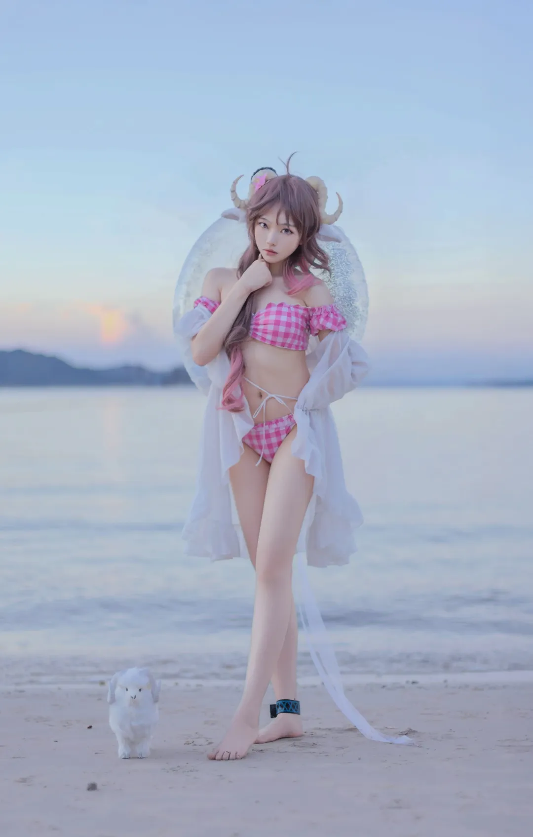 二次元摄影, 明日方舟, 泳装cosplay, 艾雅法拉cos, 深圳约拍