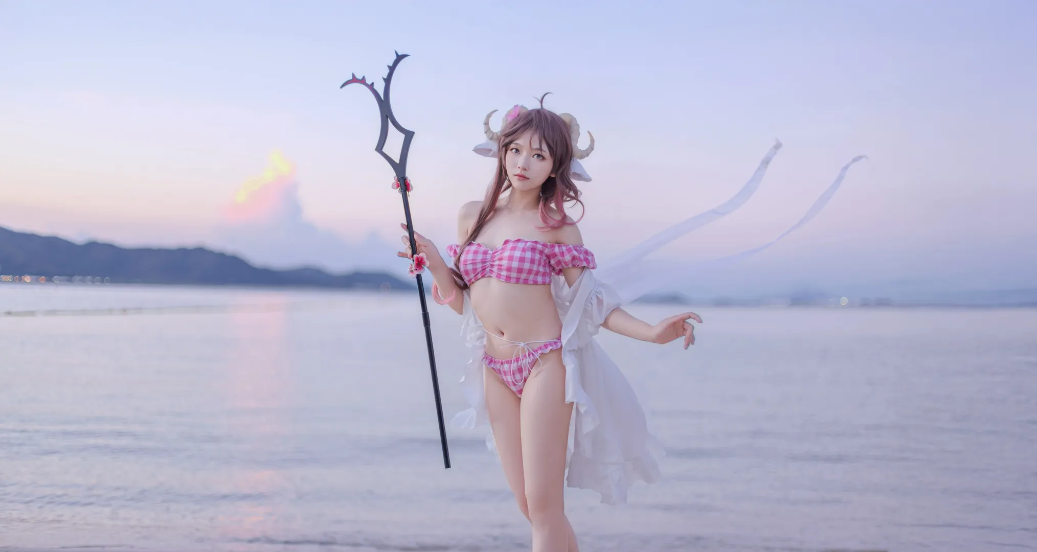 二次元摄影, 明日方舟, 泳装cosplay, 艾雅法拉cos, 深圳约拍 - 第4张