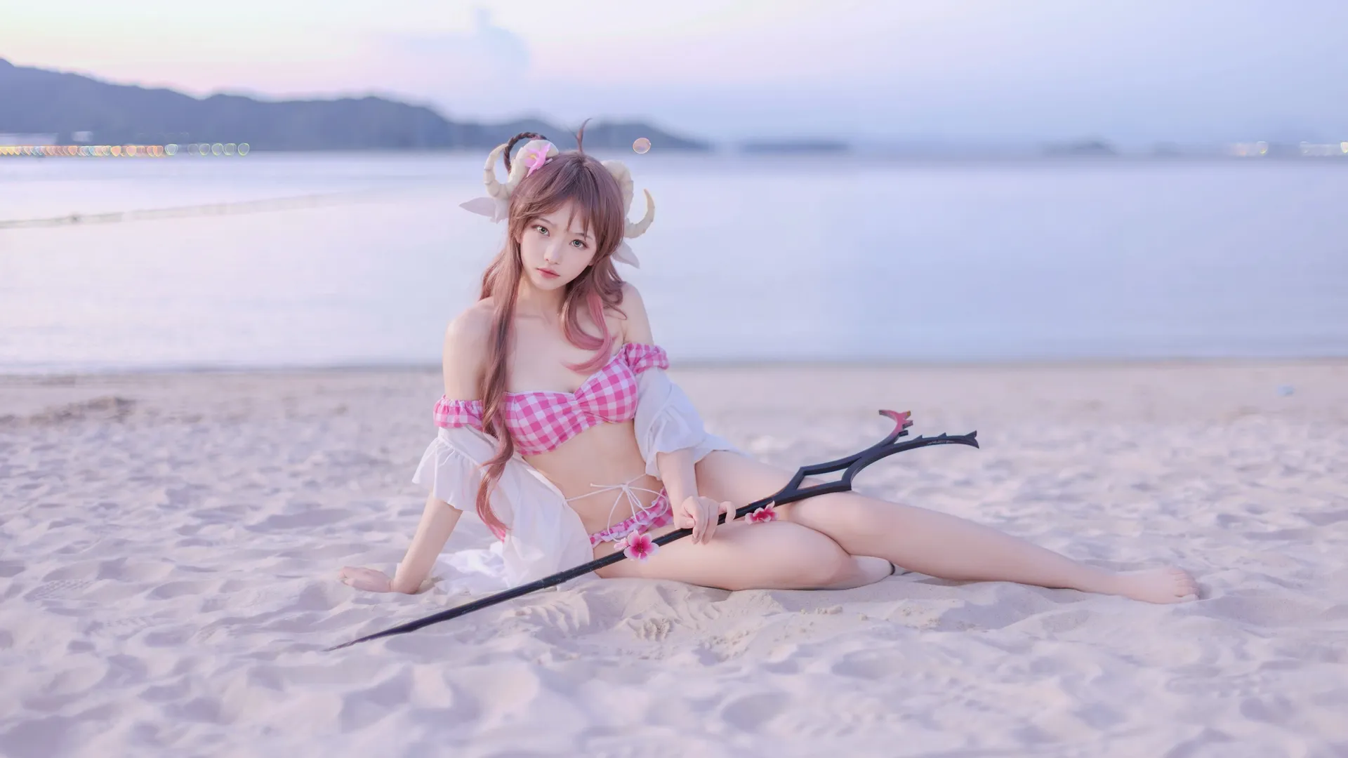 二次元摄影, 明日方舟, 泳装cosplay, 艾雅法拉cos, 深圳约拍 - 第7张