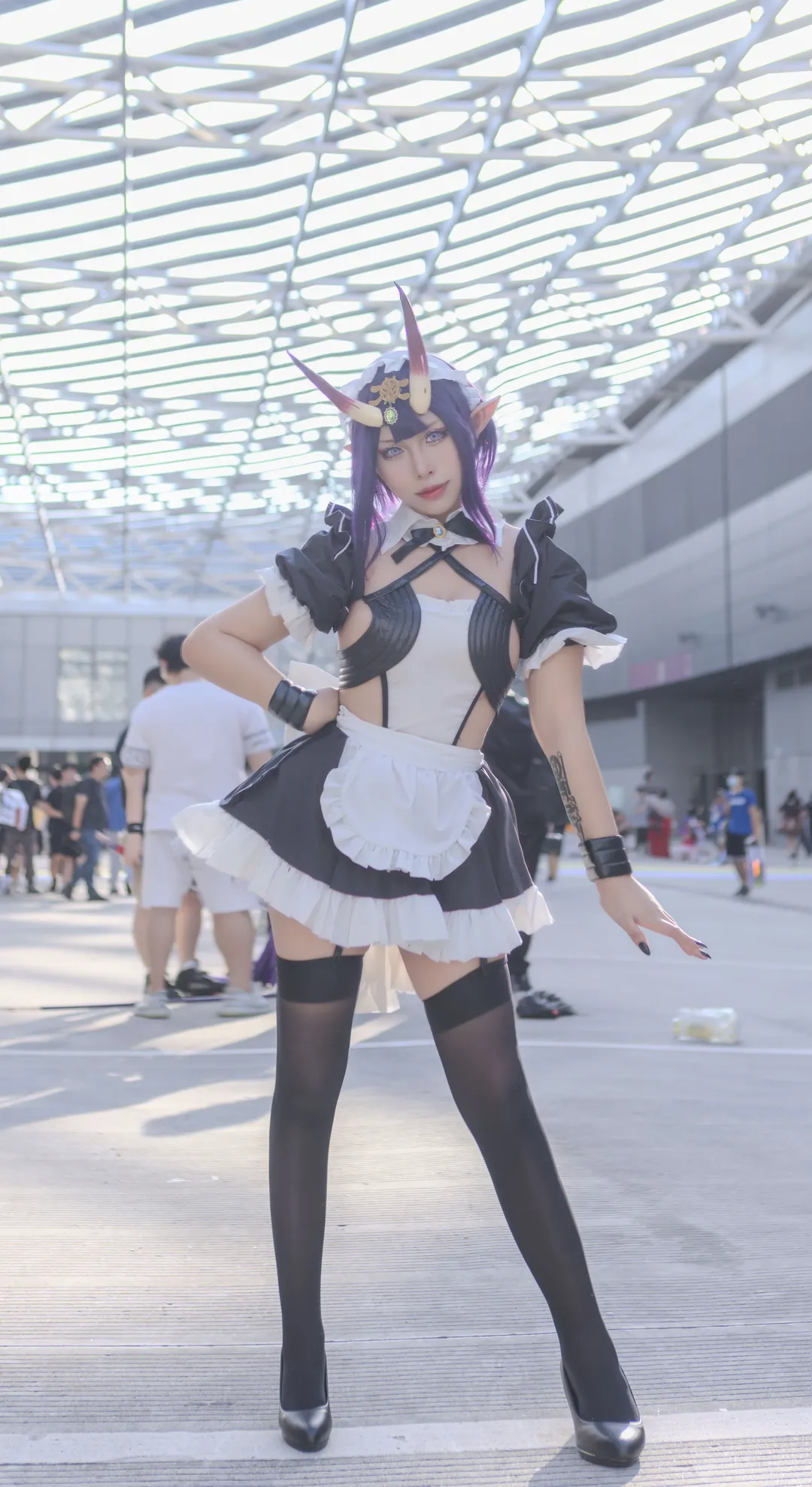 cosplay, Fate/Grand Order, 漫展场照, 黑丝, 酒吞童子cos - 第1张