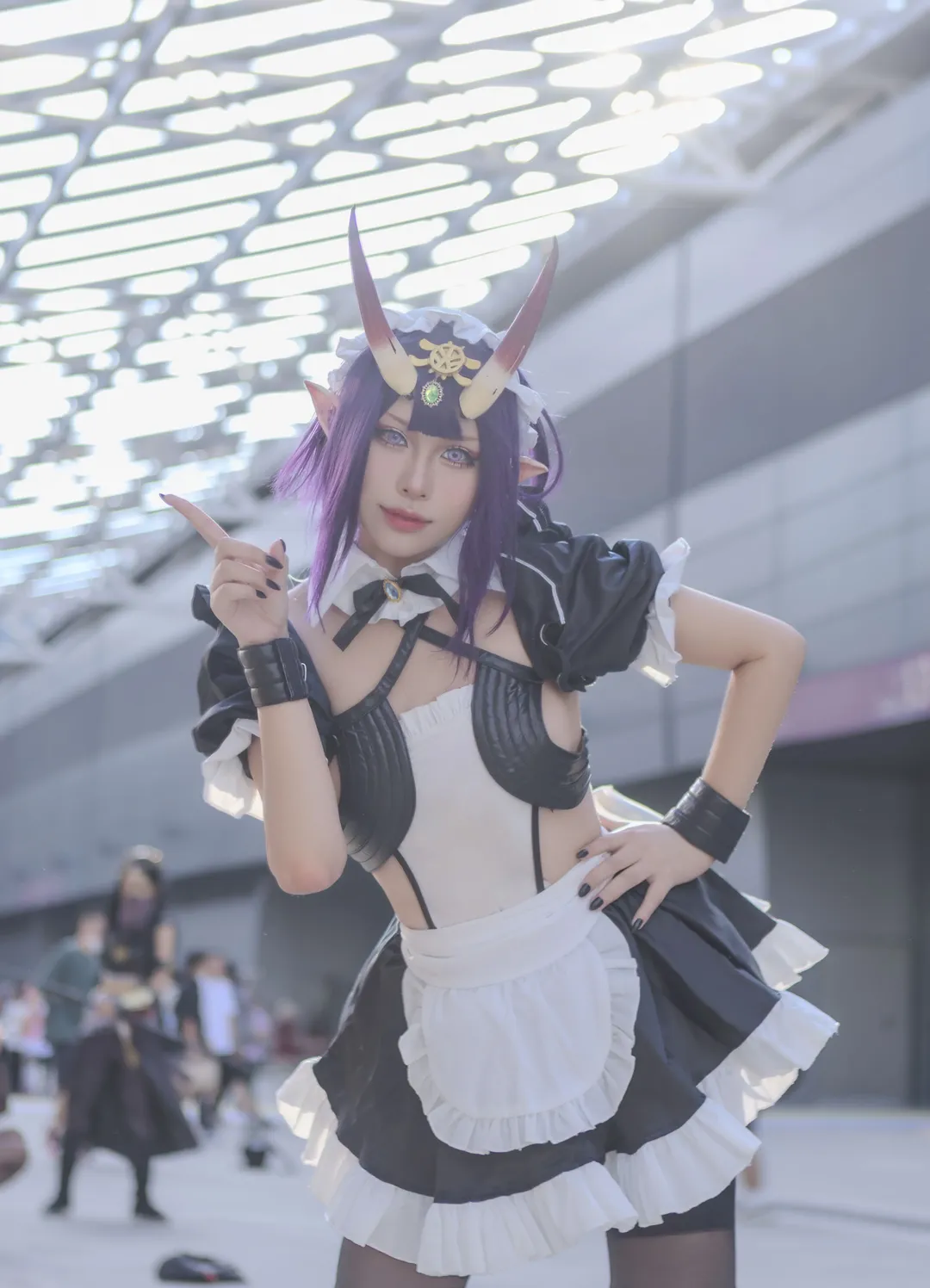cosplay, Fate/Grand Order, 漫展场照, 黑丝, 酒吞童子cos - 第3张