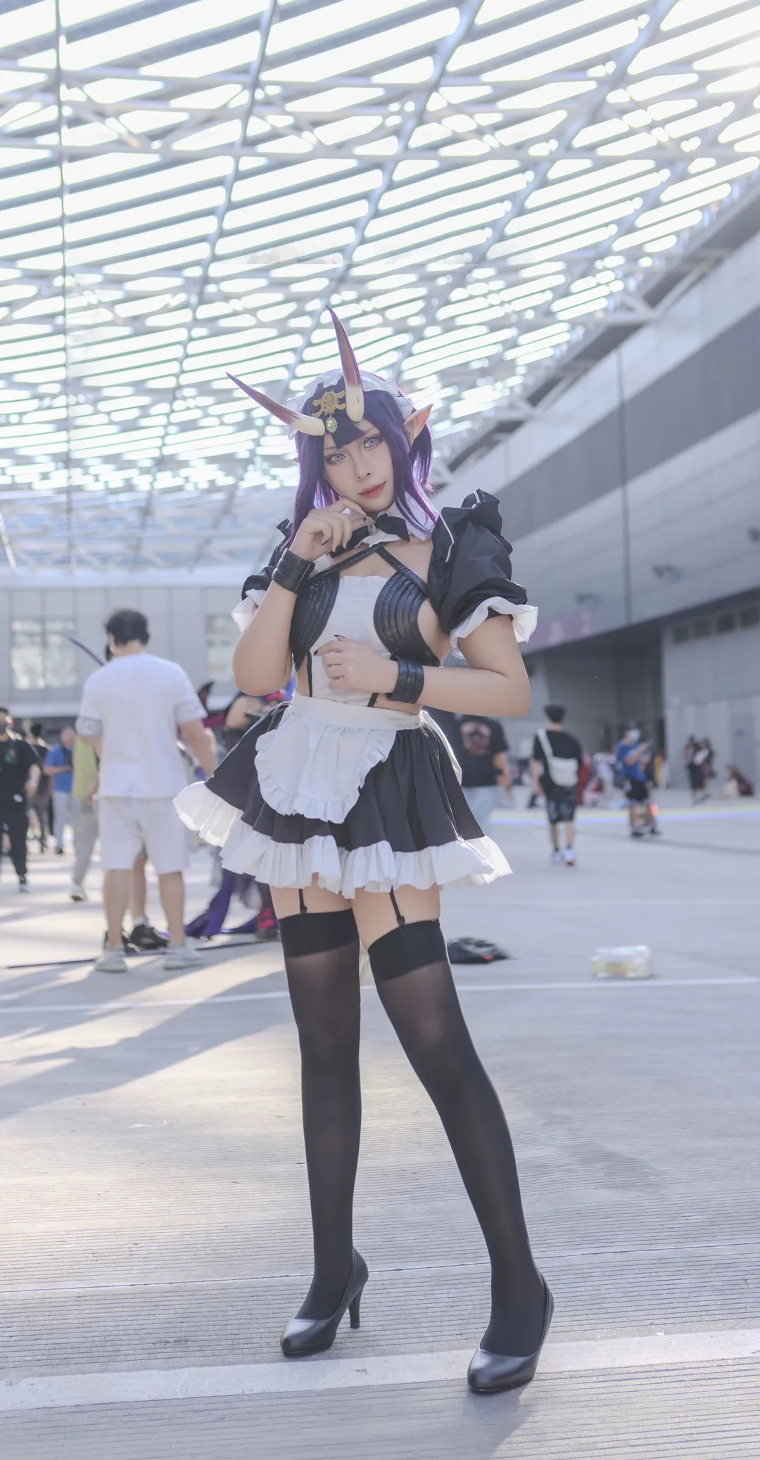 cosplay, Fate/Grand Order, 漫展场照, 黑丝, 酒吞童子cos