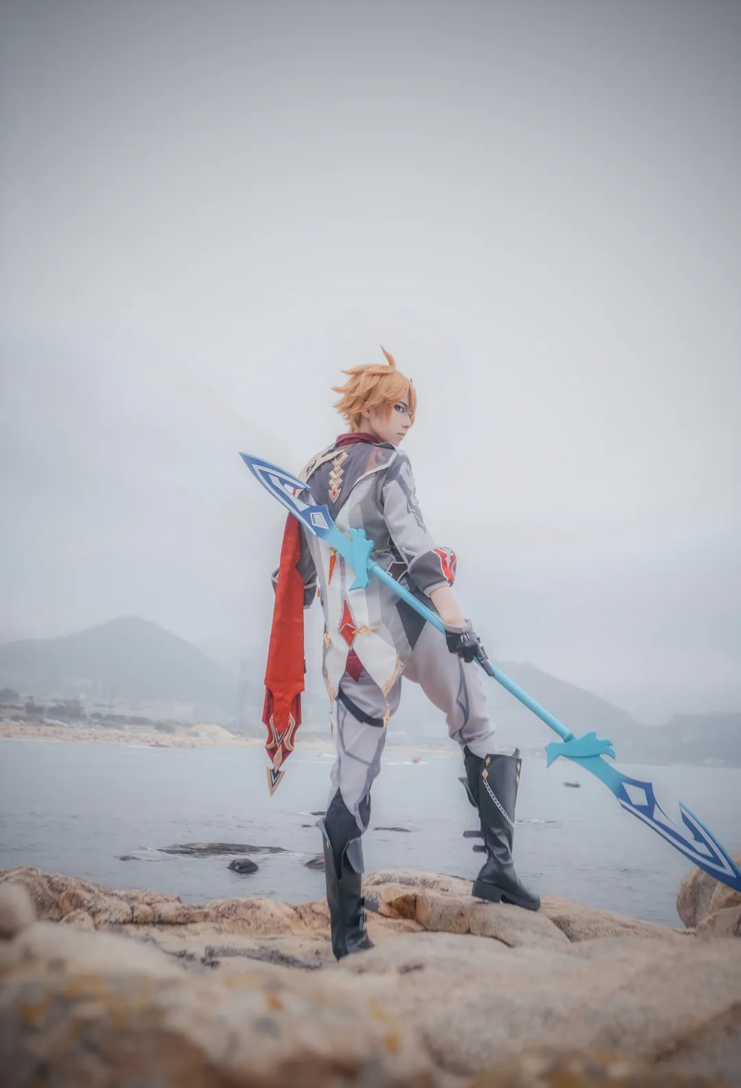 Genshin Impact, Weapon props, Seaside cosplay, Tartaglia cosplay, Hydro character - Image 3