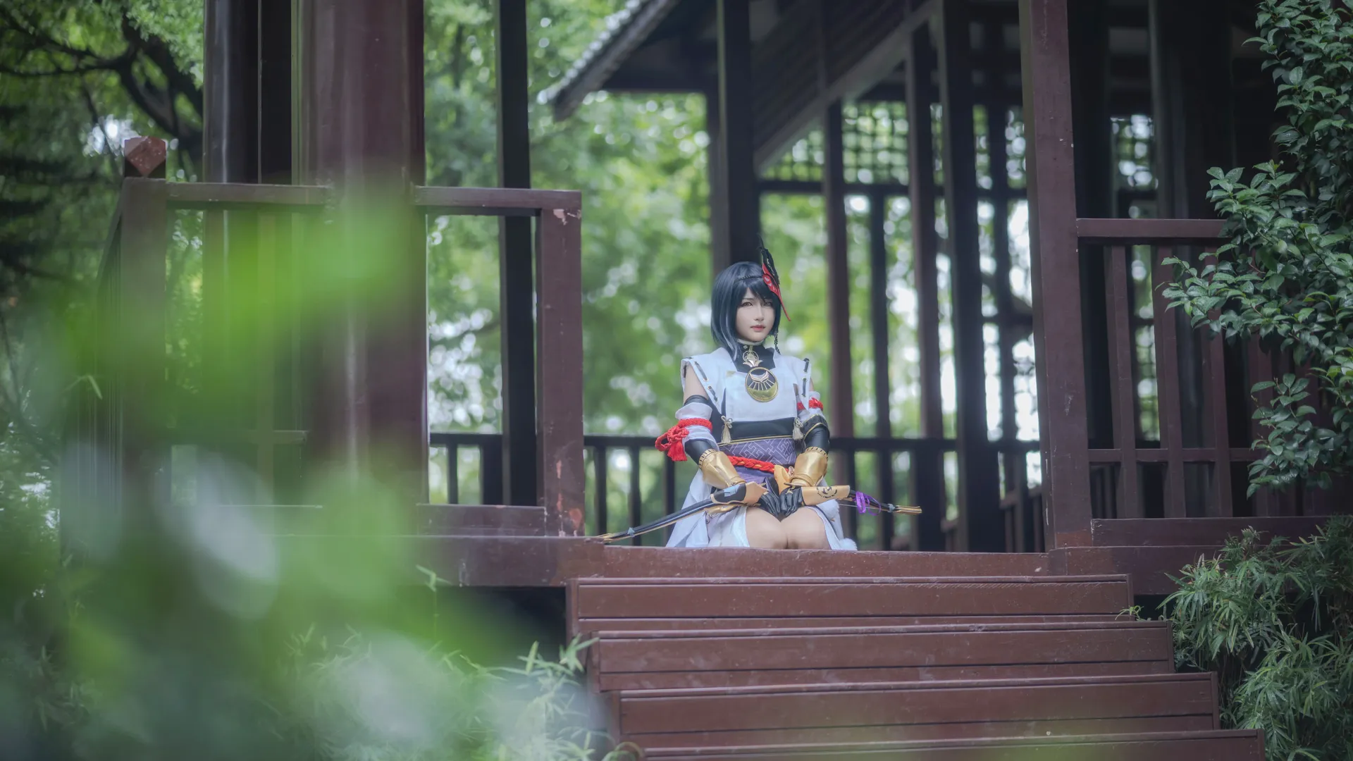原神, 古風建築, 實景攝影, 托馬cos, 九條裟羅cos
