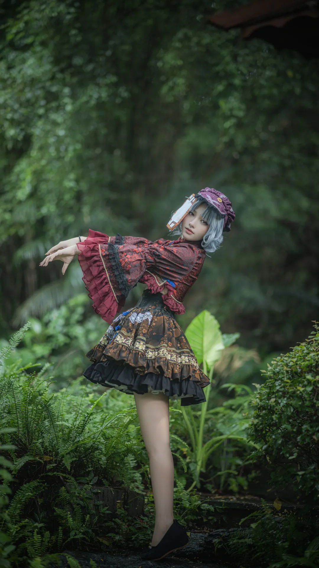 角色扮演, 森林摄影, 东方Project, 宫古芳香cos, 僵尸cosplay - 第1张