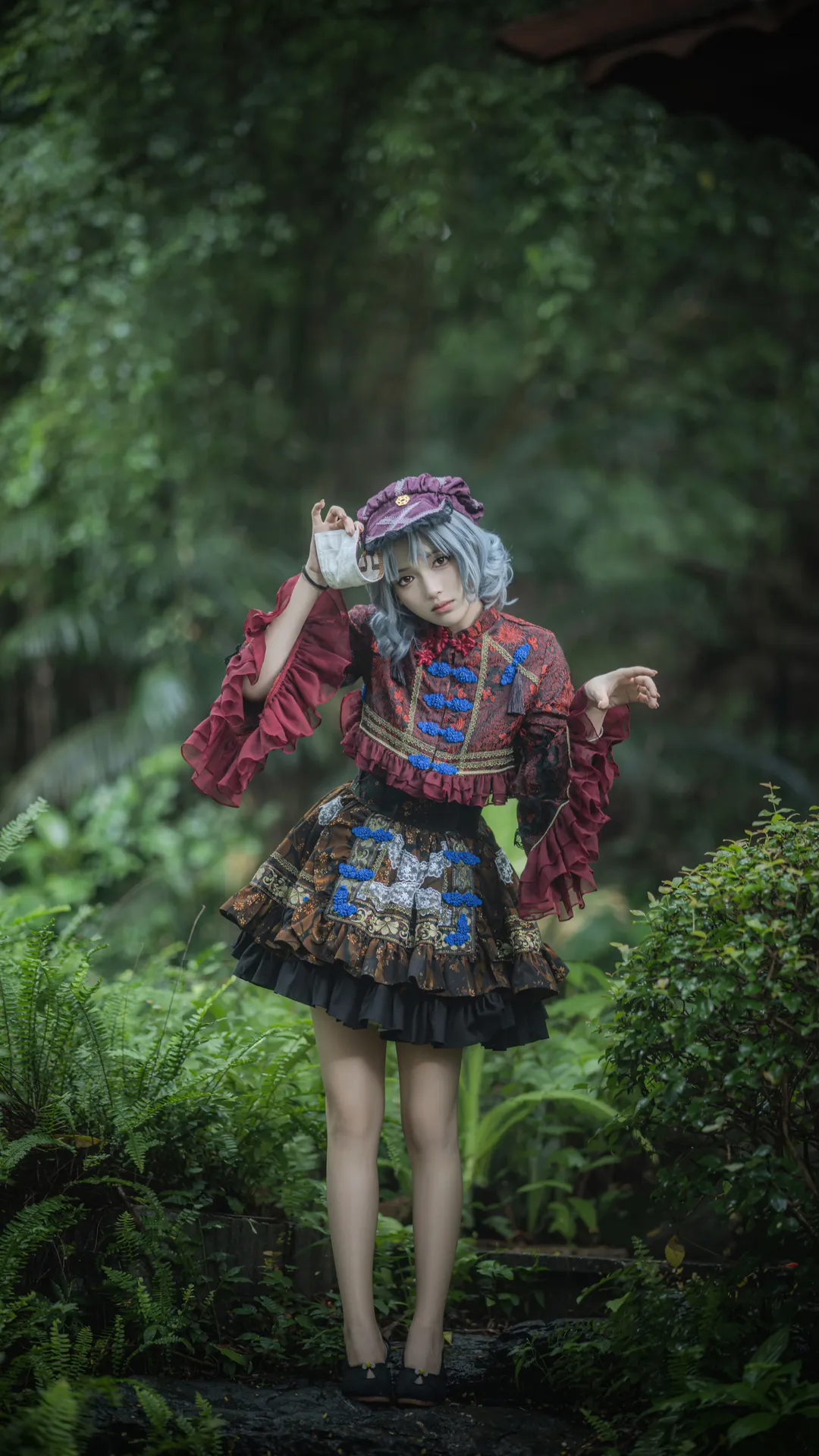 角色扮演, 森林摄影, 东方Project, 宫古芳香cos, 僵尸cosplay
