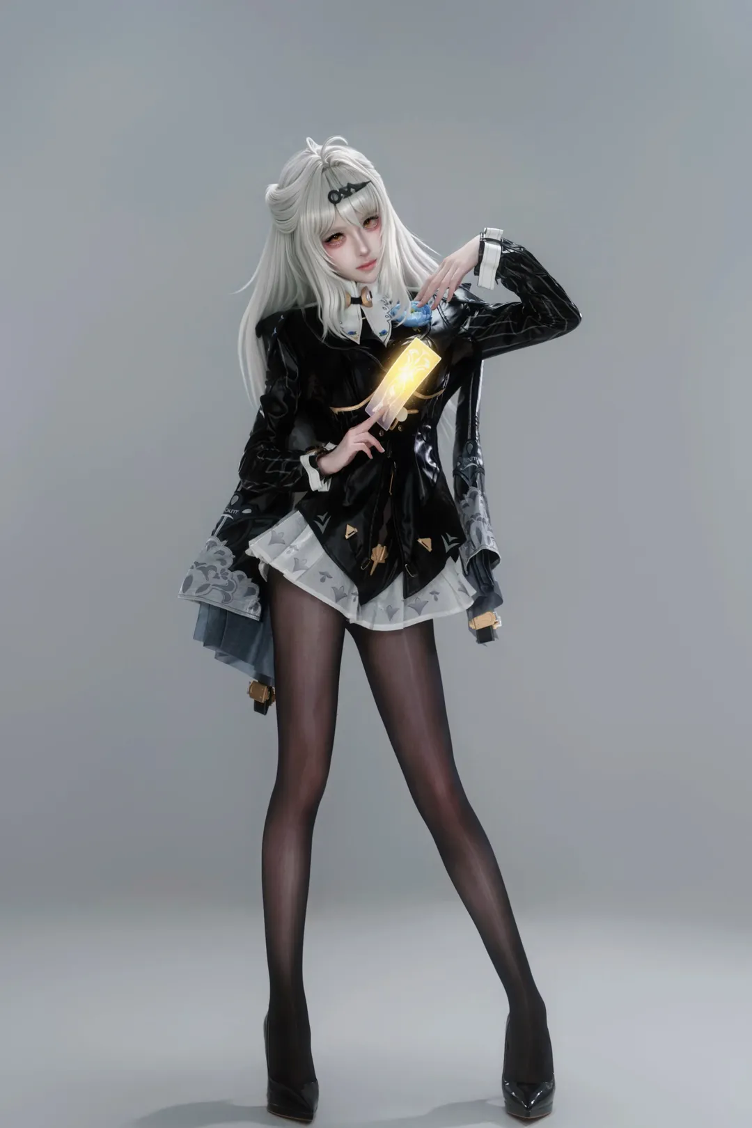 绝区零, cosplay, 仪玄cos, 黑丝cos, 墨形影踪