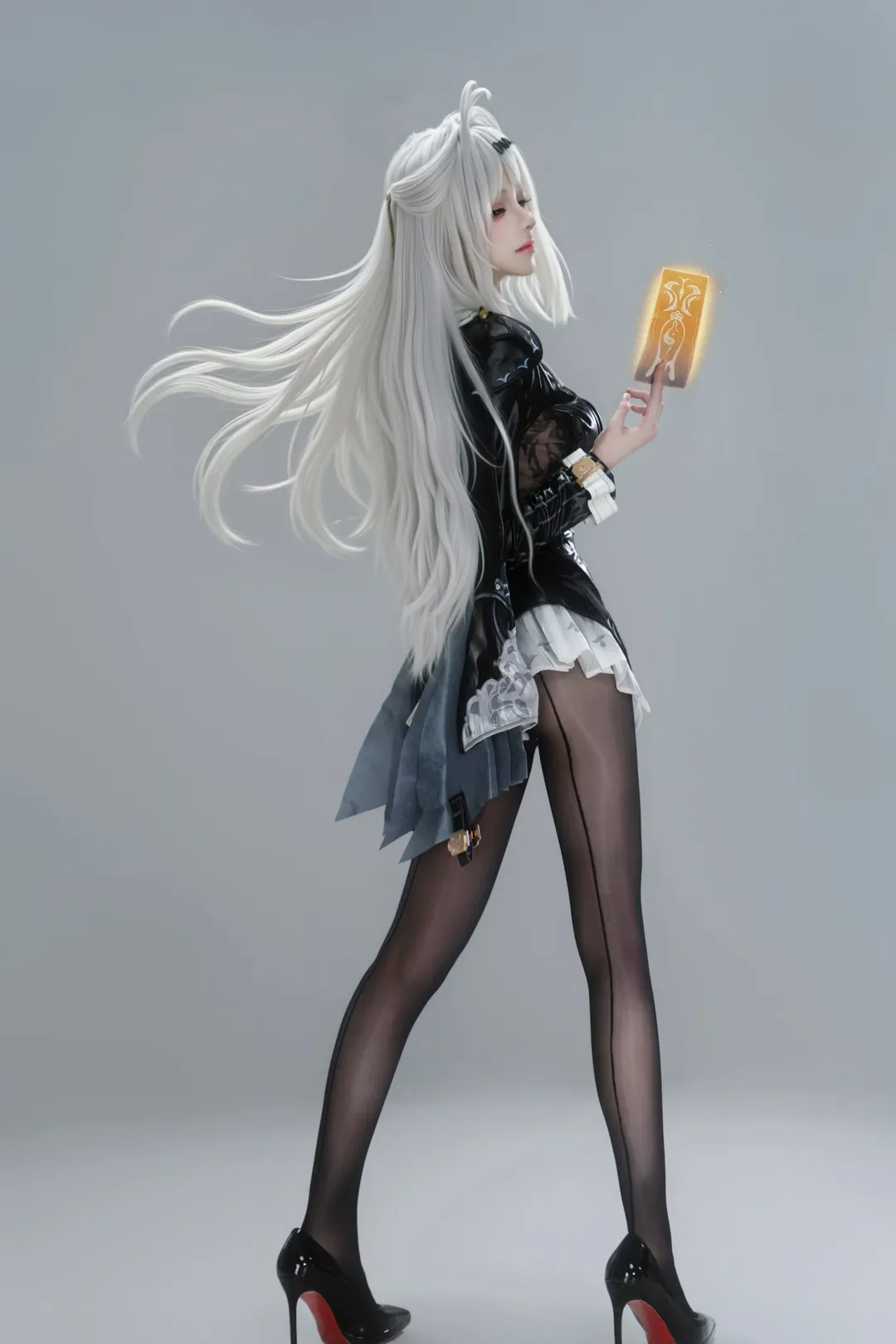 绝区零, cosplay, 仪玄cos, 黑丝cos, 墨形影踪 - 第2张