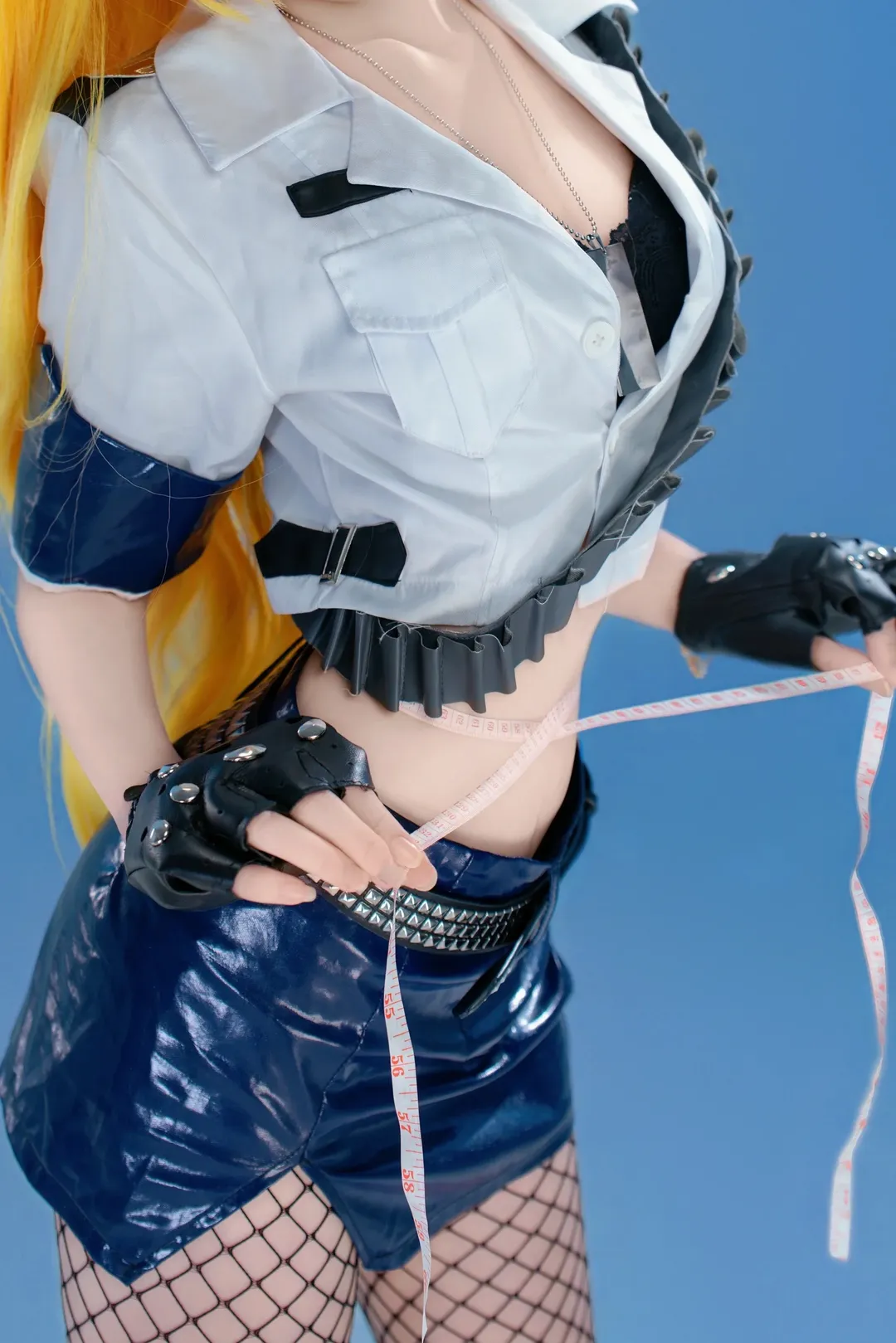 吊带袜天使, Pantycos, 网袜cos, 漆皮短裙, 一日警长