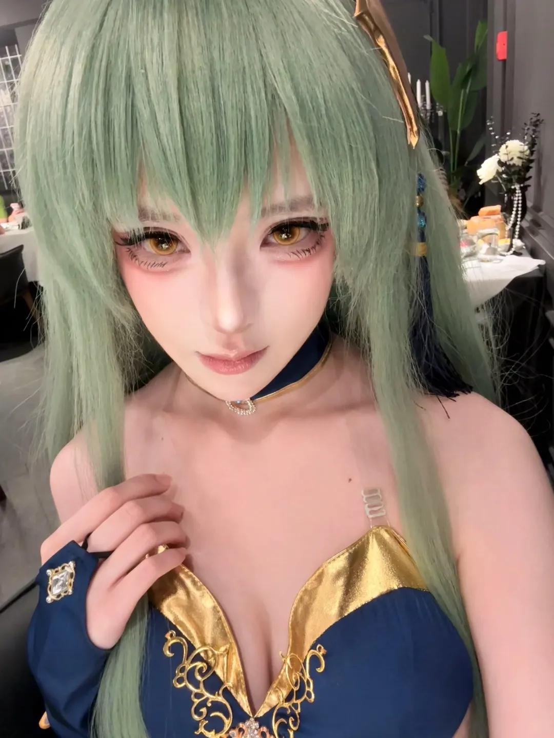 コードギアス 反逆のルルーシュ, CCコスプレ, チェス盤の晩餐, 金色カラコン, 冷艶な気品