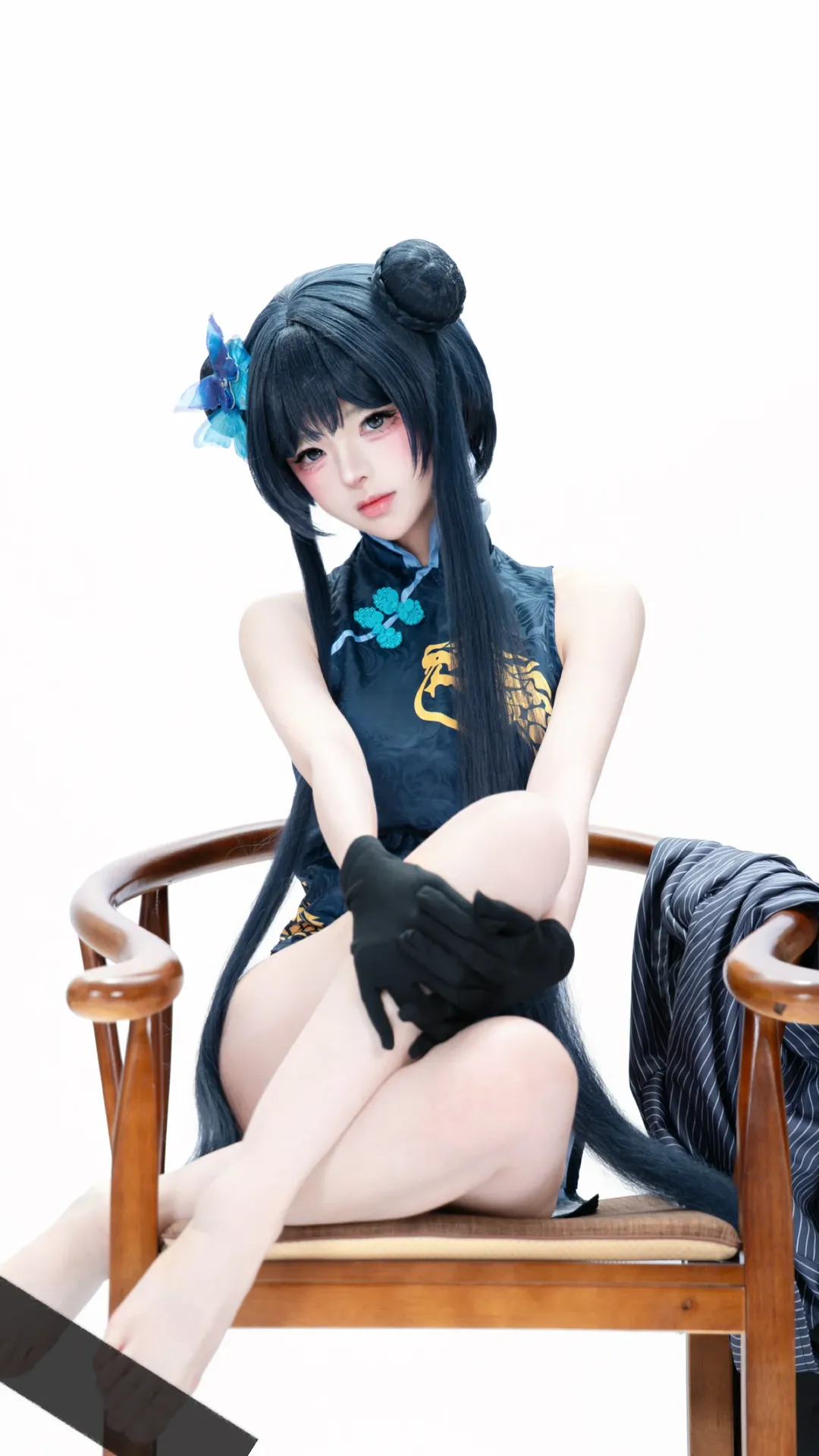 二次元, cosplay, 蔚蓝档案, 妃咲cos, 旗袍