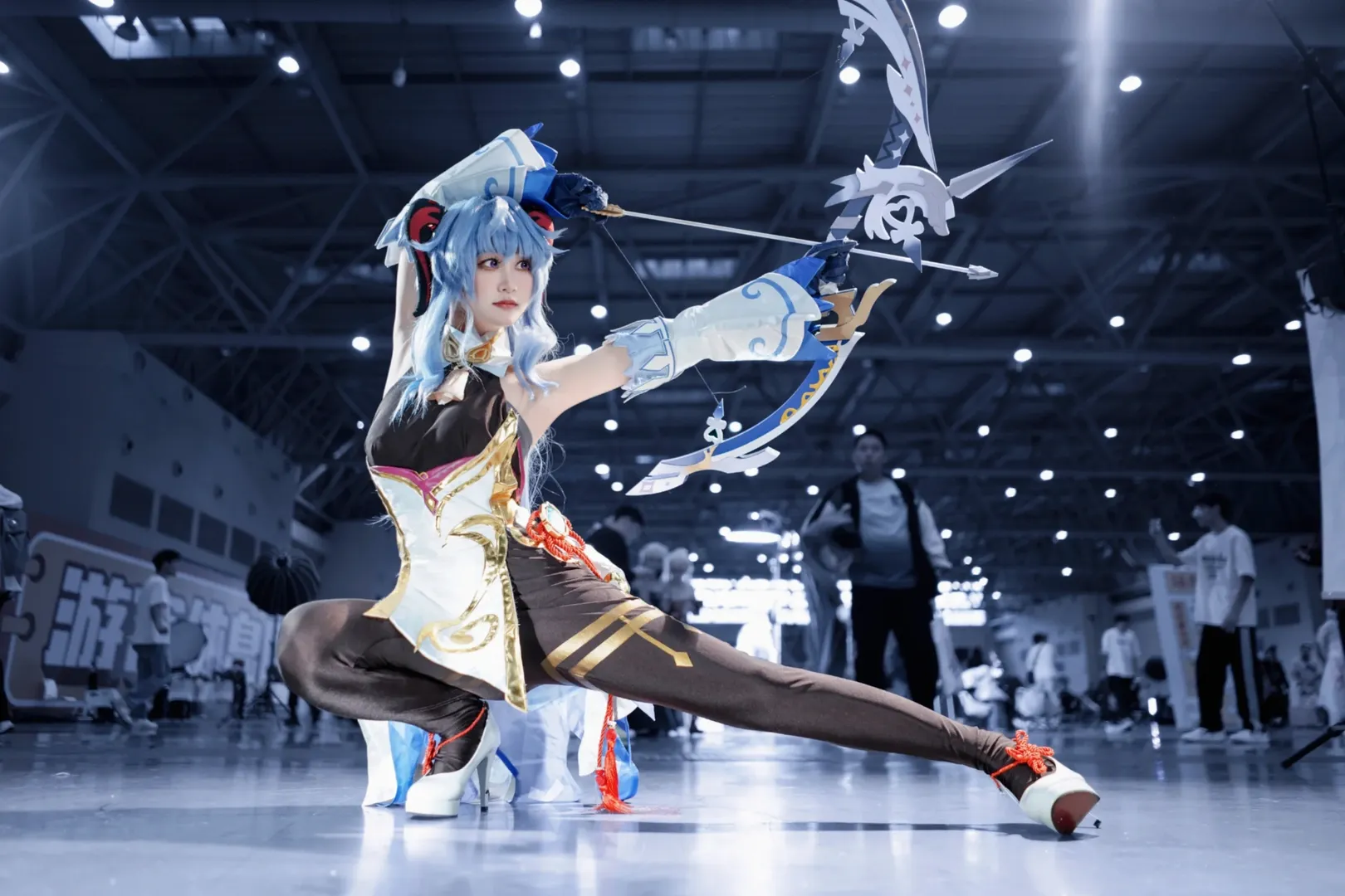 原神, 甘雨cos, cosplay分享, 夢鄉漫展, 黑色打底褲