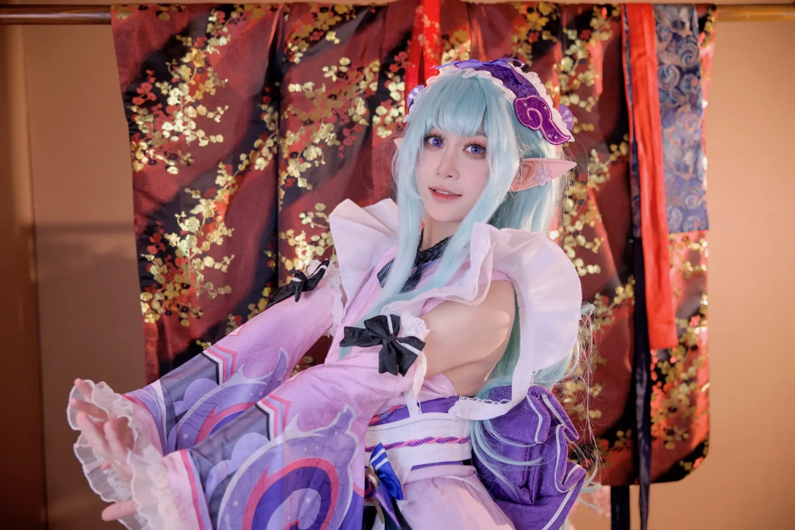 原神, 和风cosplay, 梦见月瑞希cos, 精灵耳穿搭, 食梦貘cos - 第4张