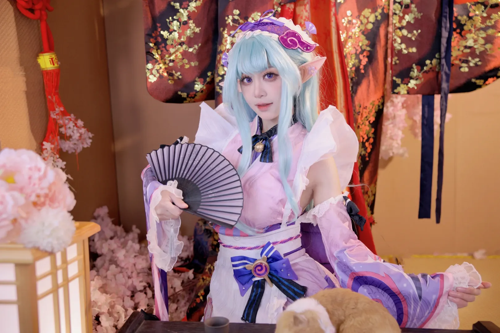 原神, 和风cosplay, 梦见月瑞希cos, 精灵耳穿搭, 食梦貘cos - 第5张