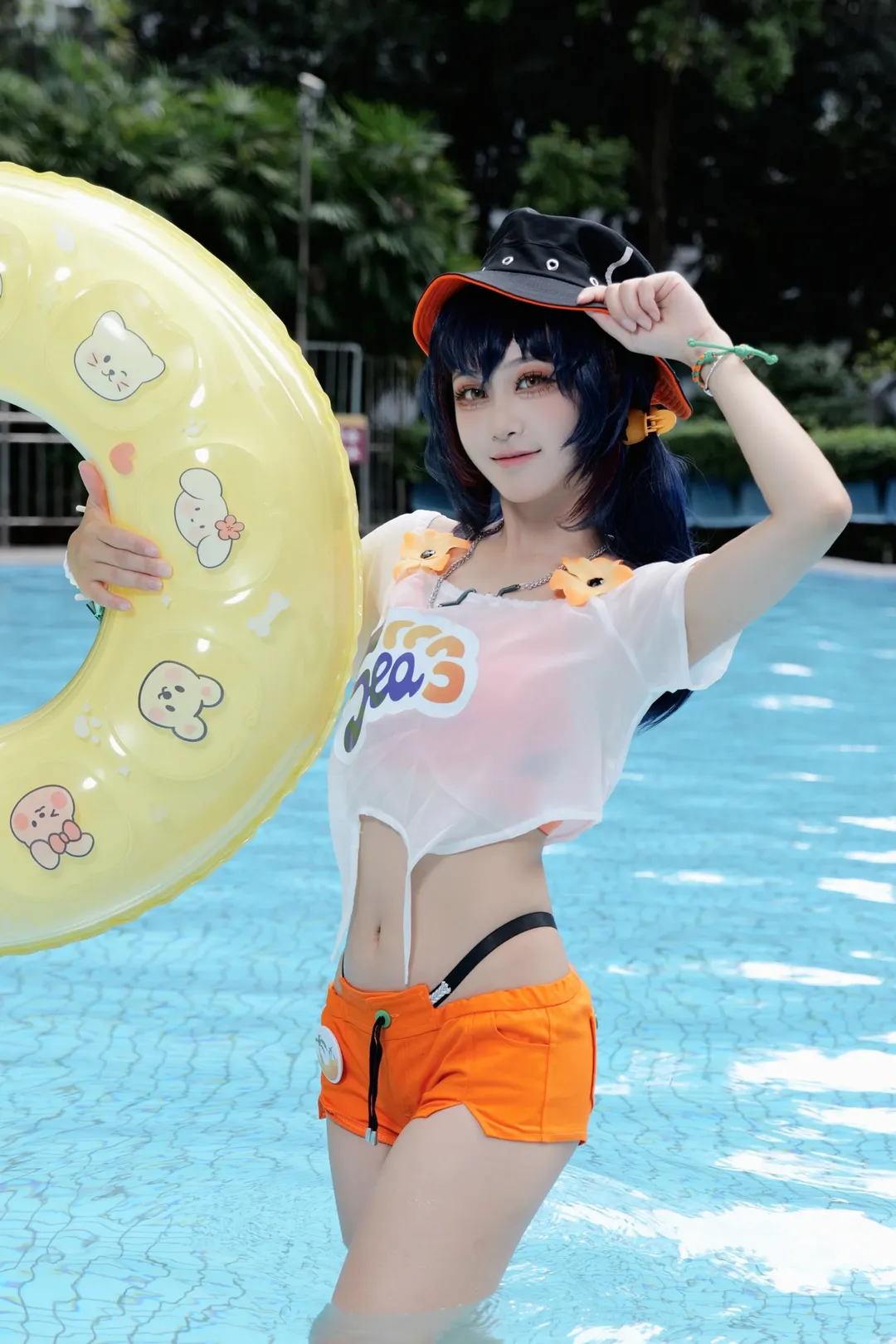 绝区零, cosplay穿搭, 夏日玩水, 玲妹cos, 清凉泳衣 - 第3张
