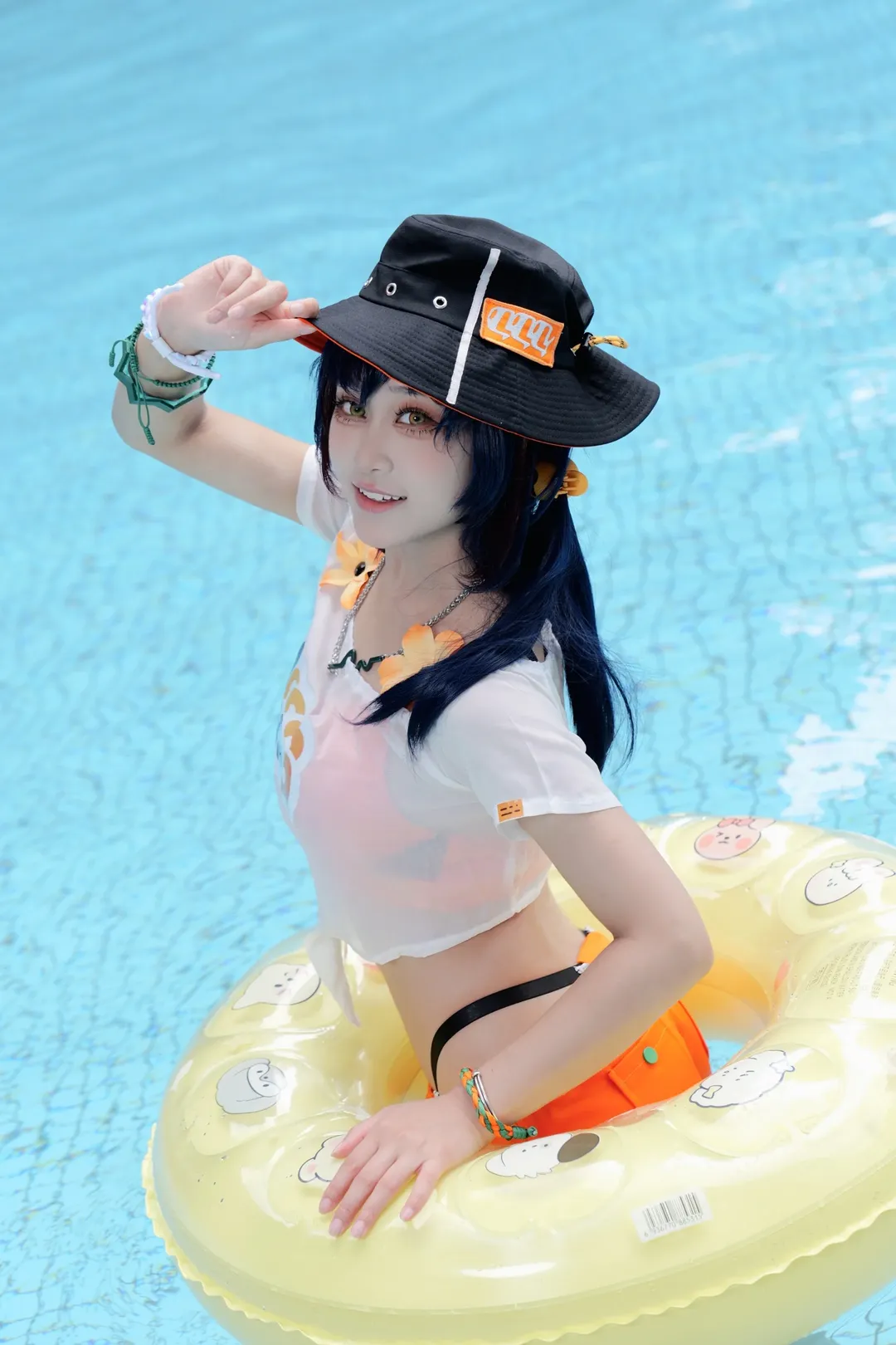 绝区零, cosplay穿搭, 夏日玩水, 玲妹cos, 清凉泳衣 - 第4张