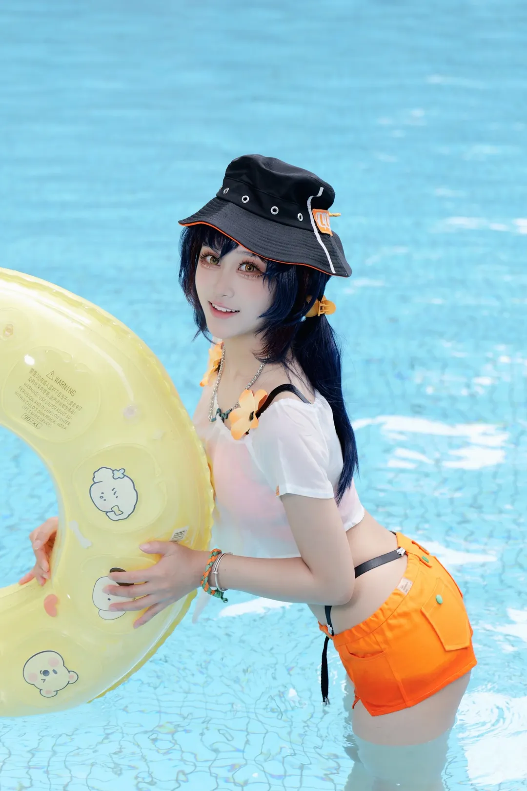 绝区零, cosplay穿搭, 夏日玩水, 玲妹cos, 清凉泳衣 - 第5张