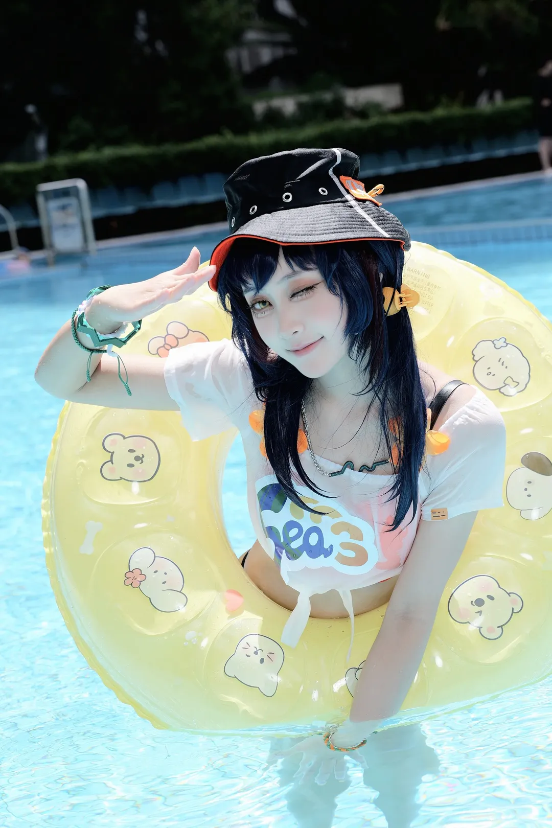 绝区零, cosplay穿搭, 夏日玩水, 玲妹cos, 清凉泳衣 - 第7张