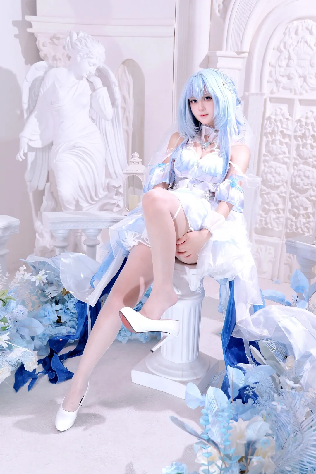 鸣潮, 守岸人cos, 花嫁, 白丝, 520