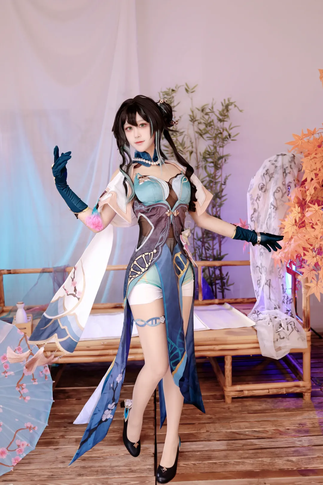 二次元, cosplay, 崩坏星穹铁道, 阮梅cos, 丝袜穿搭 - 第3张