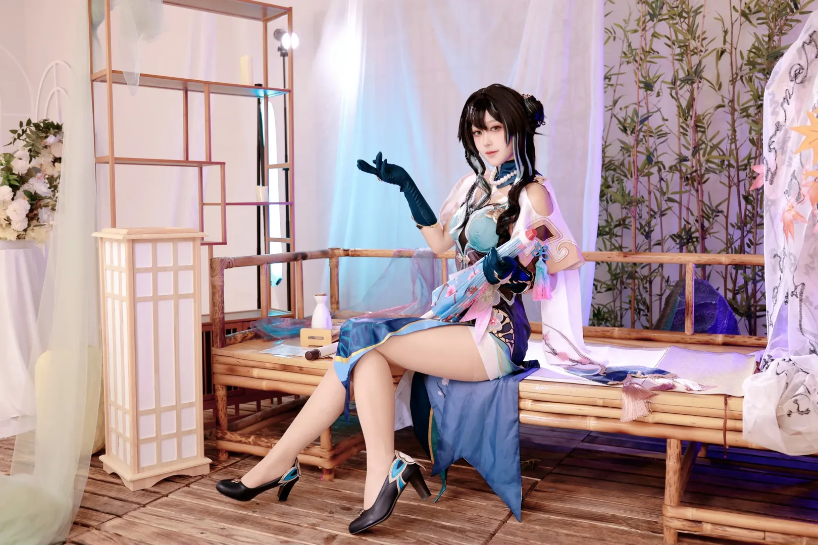 二次元, cosplay, 崩坏星穹铁道, 阮梅cos, 丝袜穿搭 - 第5张