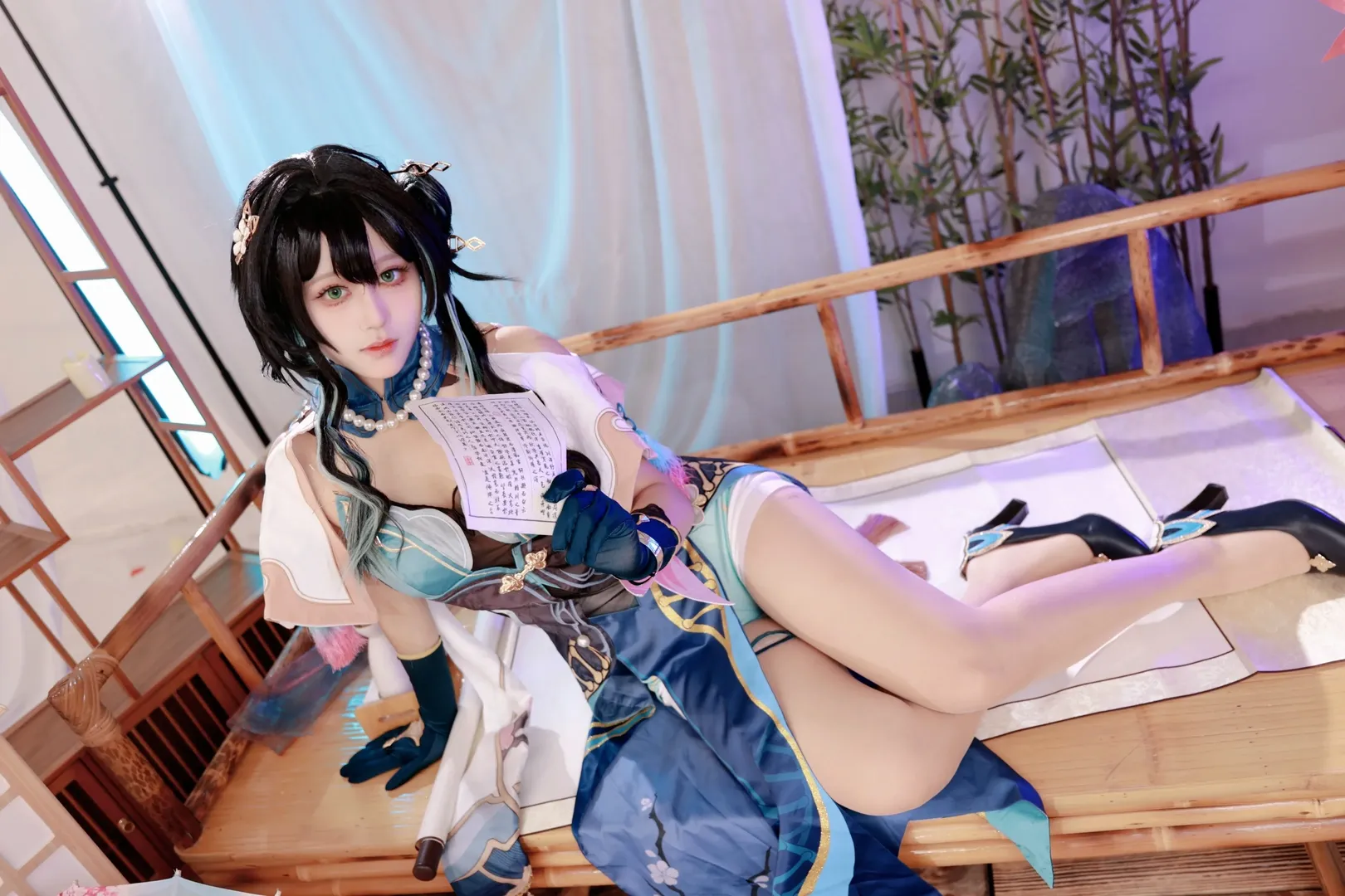 二次元, cosplay, 崩坏星穹铁道, 阮梅cos, 丝袜穿搭 - 第6张