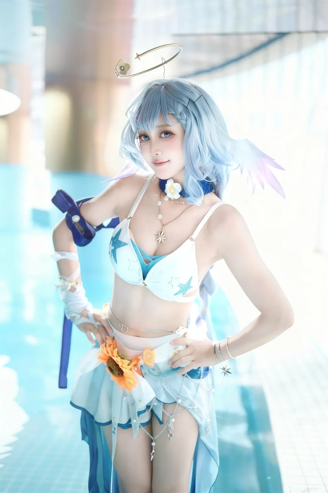 崩坏星穹铁道, 知更鸟cos, 二次元cosplay, cosplay分享, 泳装穿搭 - 第2张