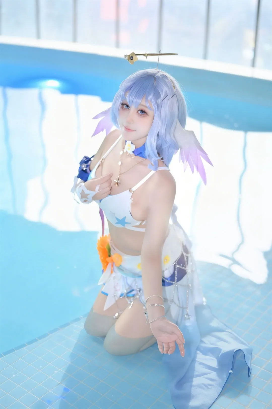 崩坏星穹铁道, 知更鸟cos, 二次元cosplay, cosplay分享, 泳装穿搭 - 第4张