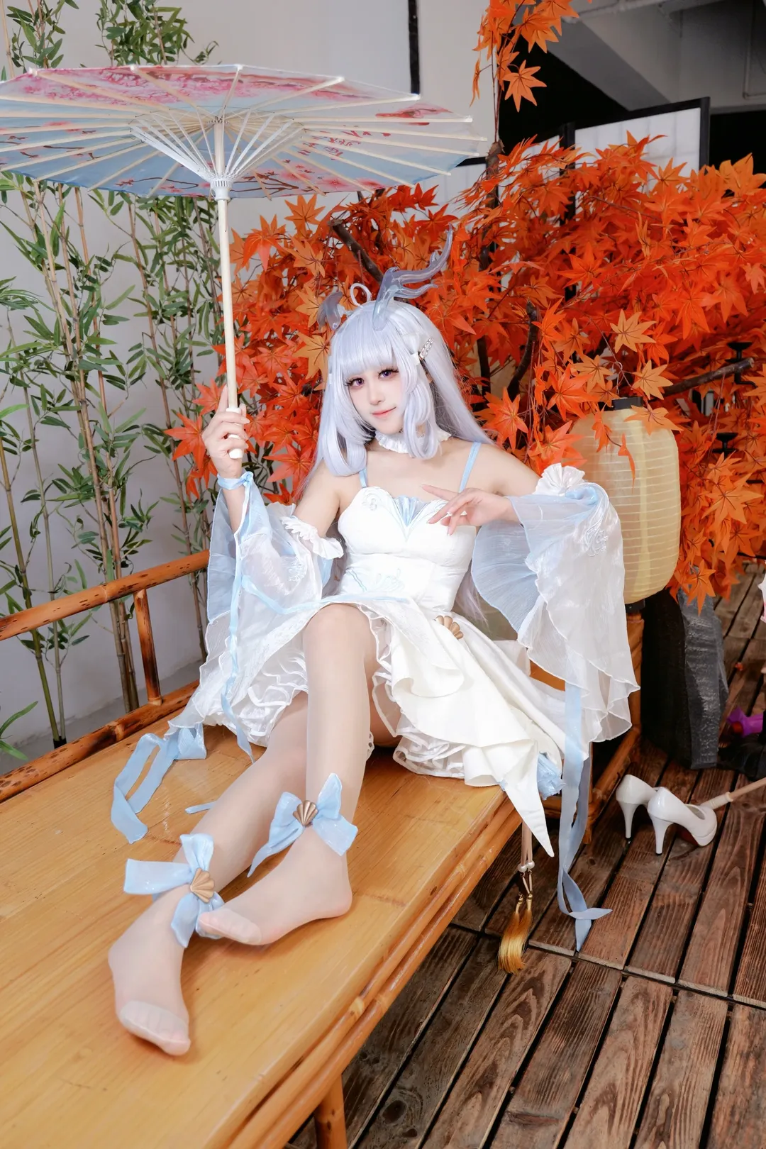 Honor of Kings, Xishi cosplay, Anime cosplay, Stockings, Guizhiruoshui cosplay - Image 3