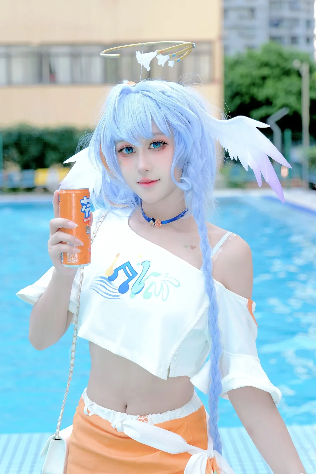 崩坏星穹铁道, 知更鸟cos, 泳池写真, 二次元妆造, 美瞳推荐 - 第2张