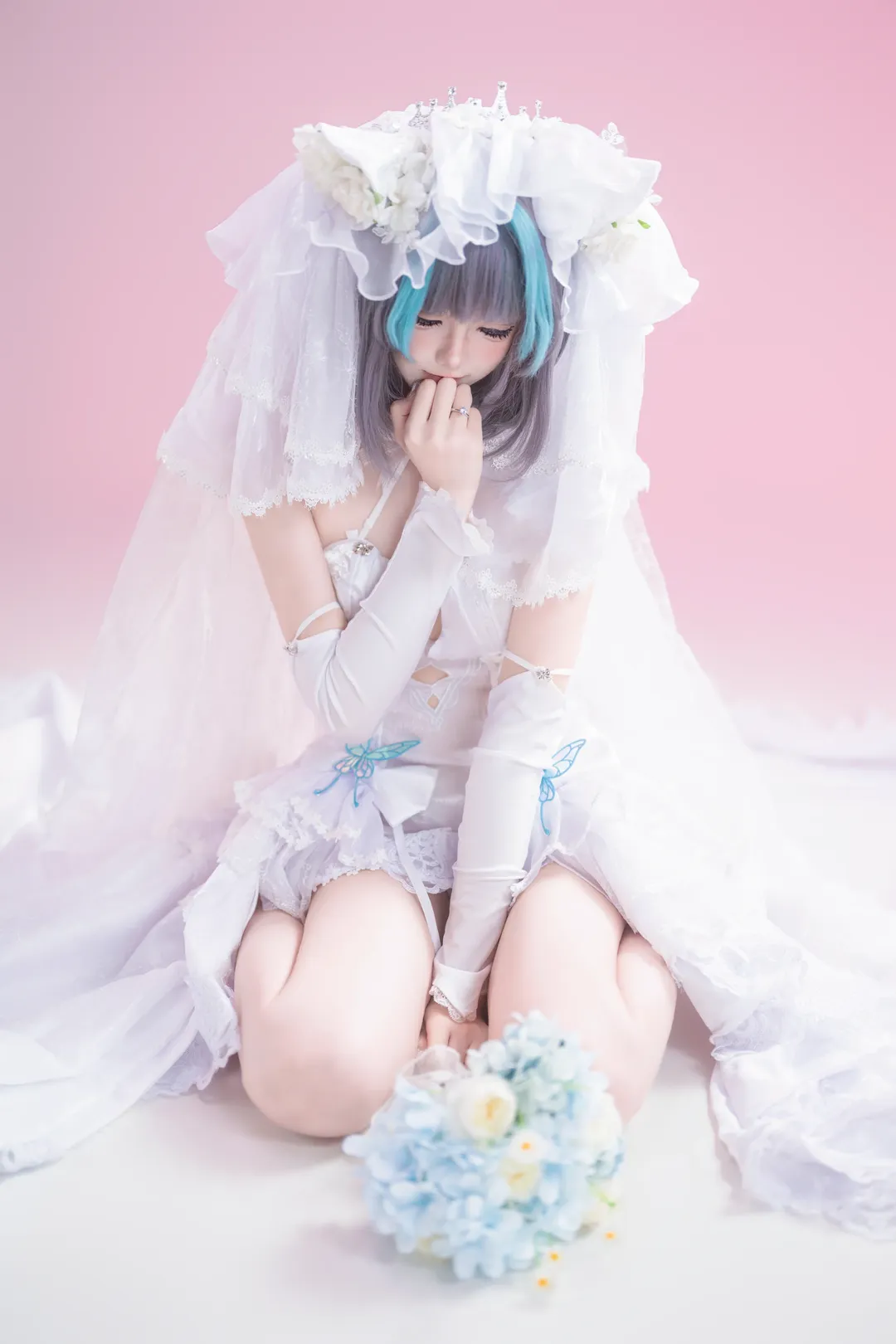 碧蓝航线, 二次元cos, 柴郡猫cos, 花嫁cosplay, 2月棚拍 - 第1张