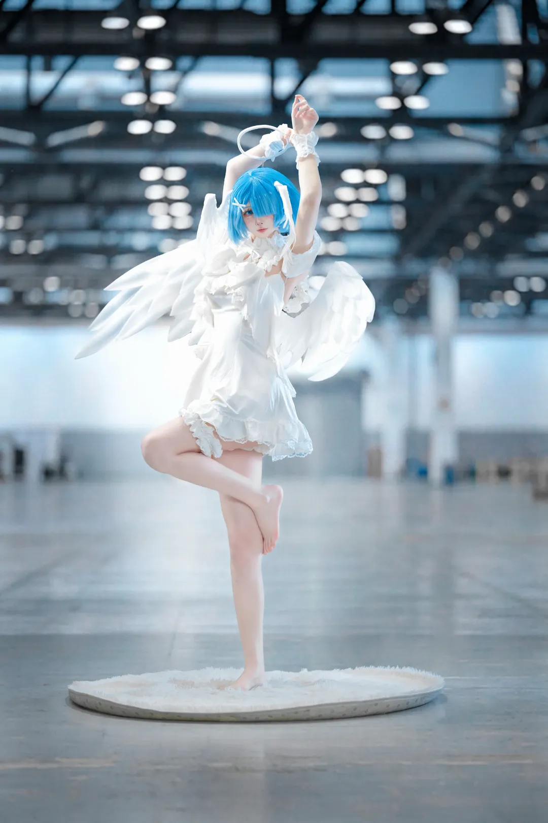 漫展场照, 蕾姆cos, cosplay摄影, Re:从零开始的异世界生活, 天使造型