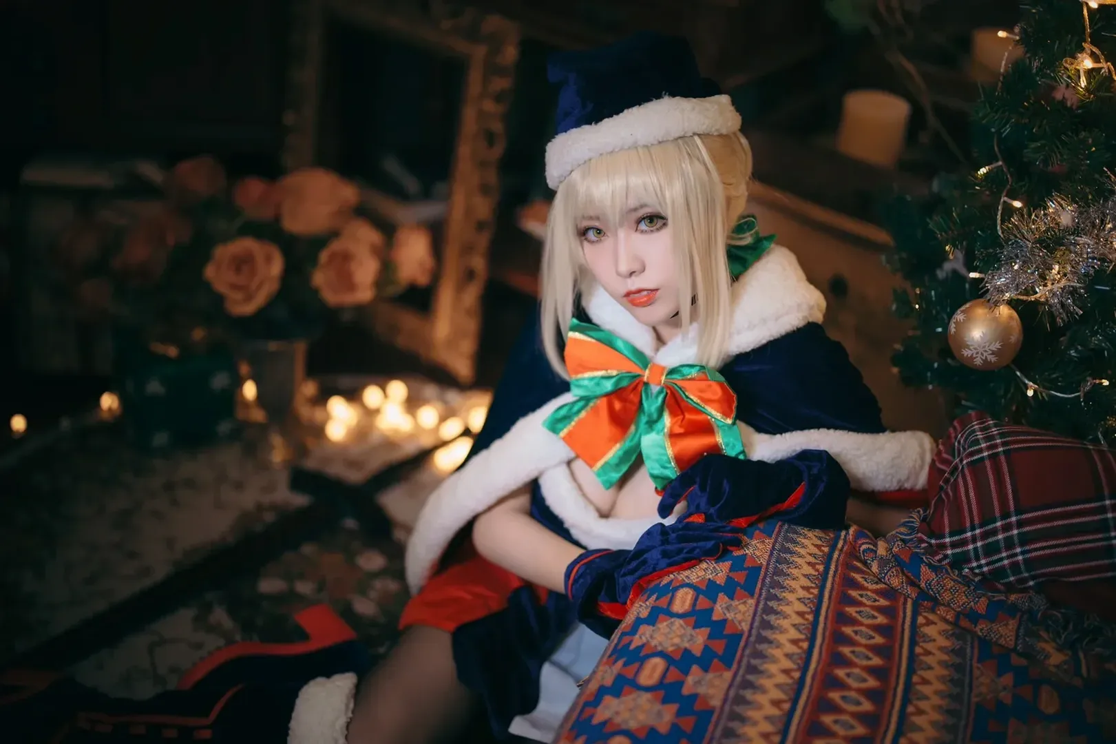 黑丝cos, 圣诞cos, 江门约拍, 阿尔托莉雅·潘德拉贡〔Alter〕cos, fate/grandorder - 第3张