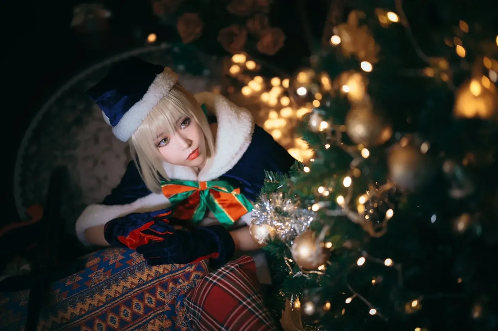 黑丝cos, 圣诞cos, 江门约拍, 阿尔托莉雅·潘德拉贡〔Alter〕cos, fate/grandorder - 第4张