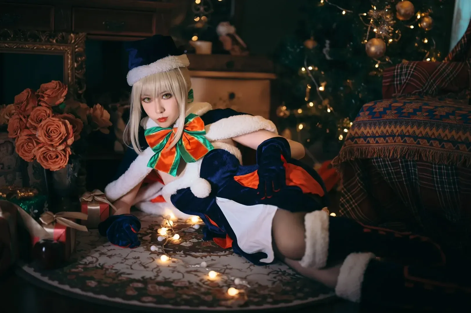 黑丝cos, 圣诞cos, 江门约拍, 阿尔托莉雅·潘德拉贡〔Alter〕cos, fate/grandorder - 第7张