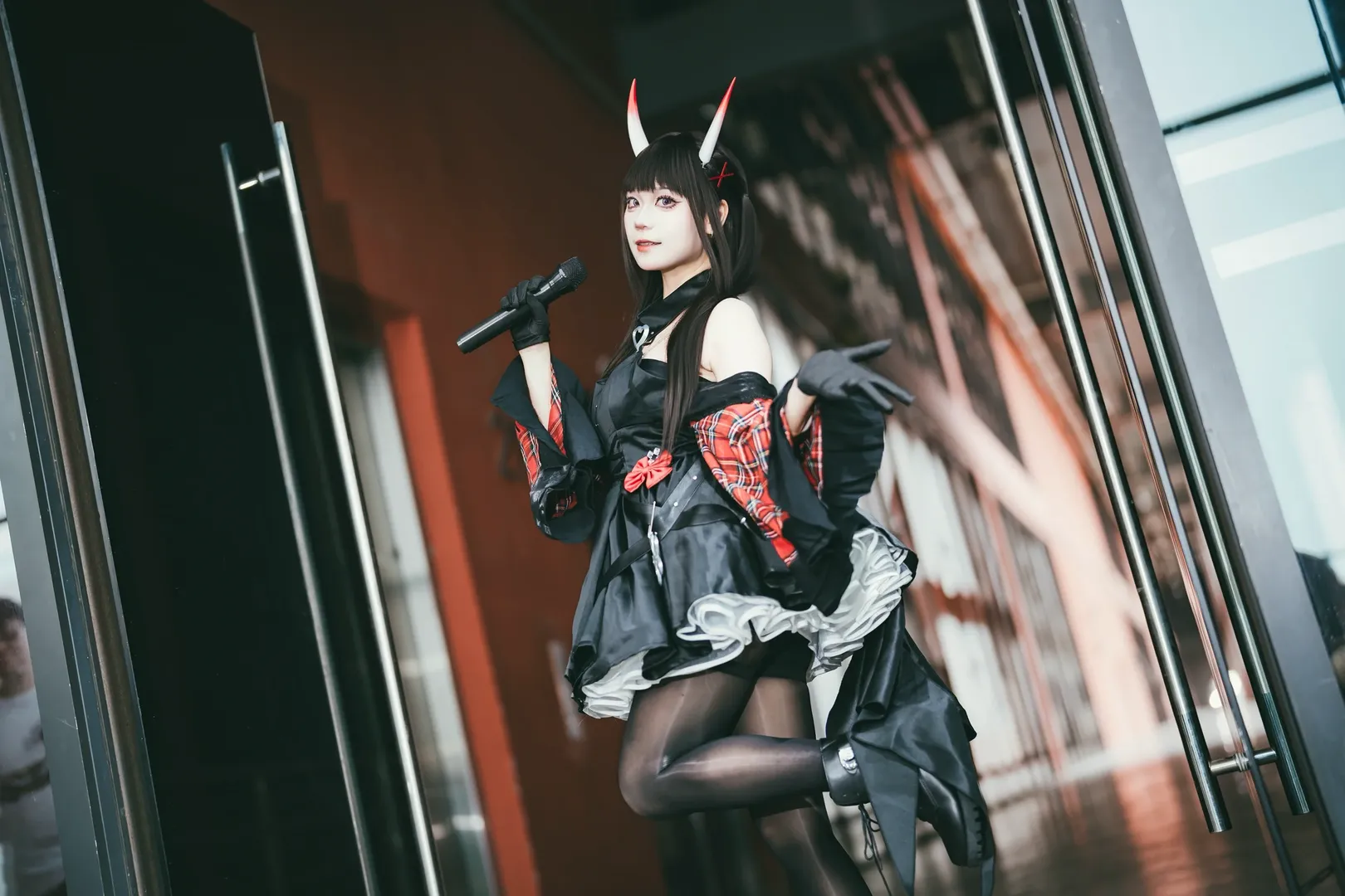 アズールレーン, ホタルACGエキスポ, 能代 コスプレ, コスプレ撮影, 黒タイツ コーデ - 5枚目