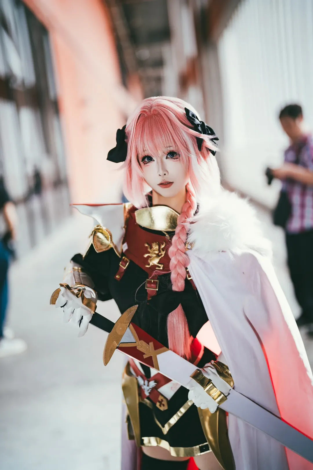 萤火虫漫展, cosplay摄影, 黑丝cos, 阿斯托尔福cos, Fate/Apocrypha - 第3张