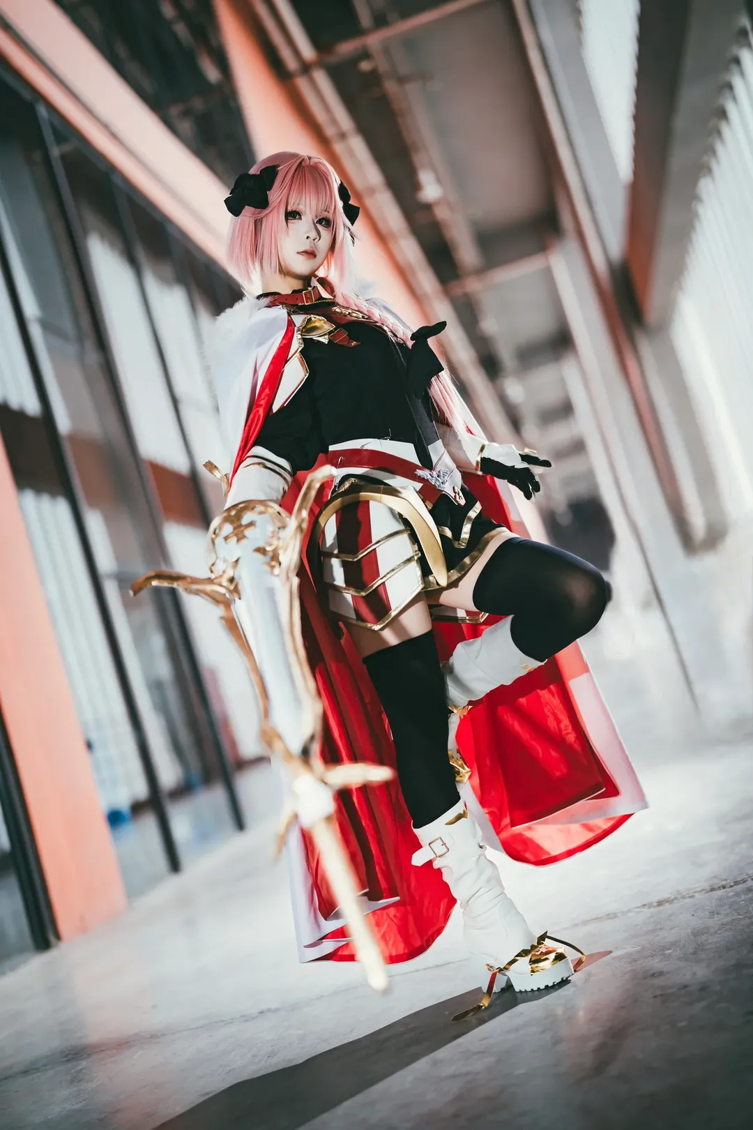 萤火虫漫展, cosplay摄影, 黑丝cos, 阿斯托尔福cos, Fate/Apocrypha - 第4张